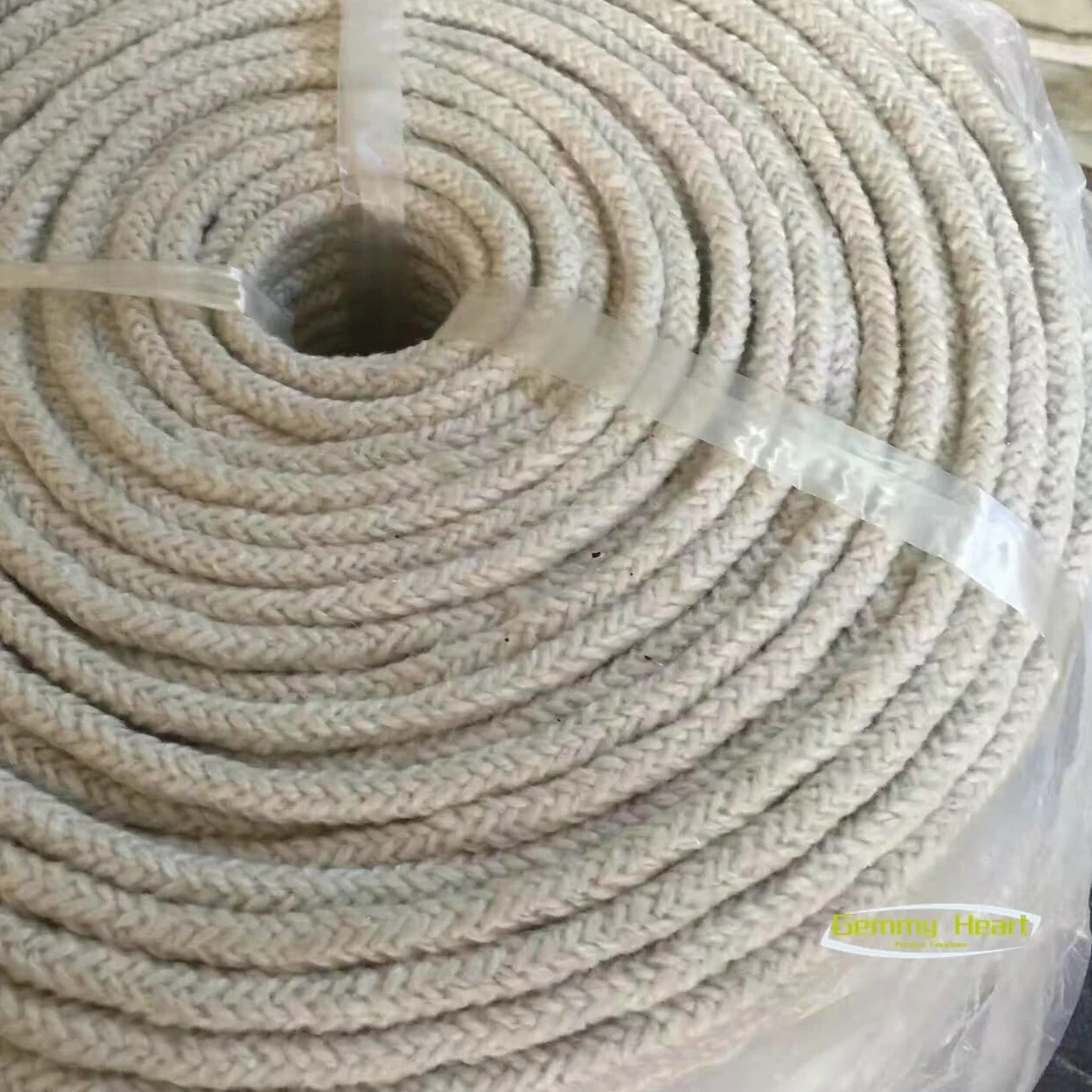 Nastro in fibra ceramica per confezionamento di pressacavi ad alta e bassa temperatura, isolamento ignifugo da 5 m, per sigillatura industriale e uso ad alta temperatura (30 mm x 30 mm)