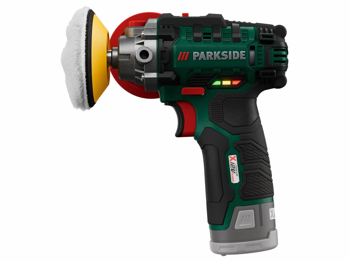 PARKSIDE PAAP 12 C3 Lucidatrice a Batteria 12V, Set Accessori Inclusi