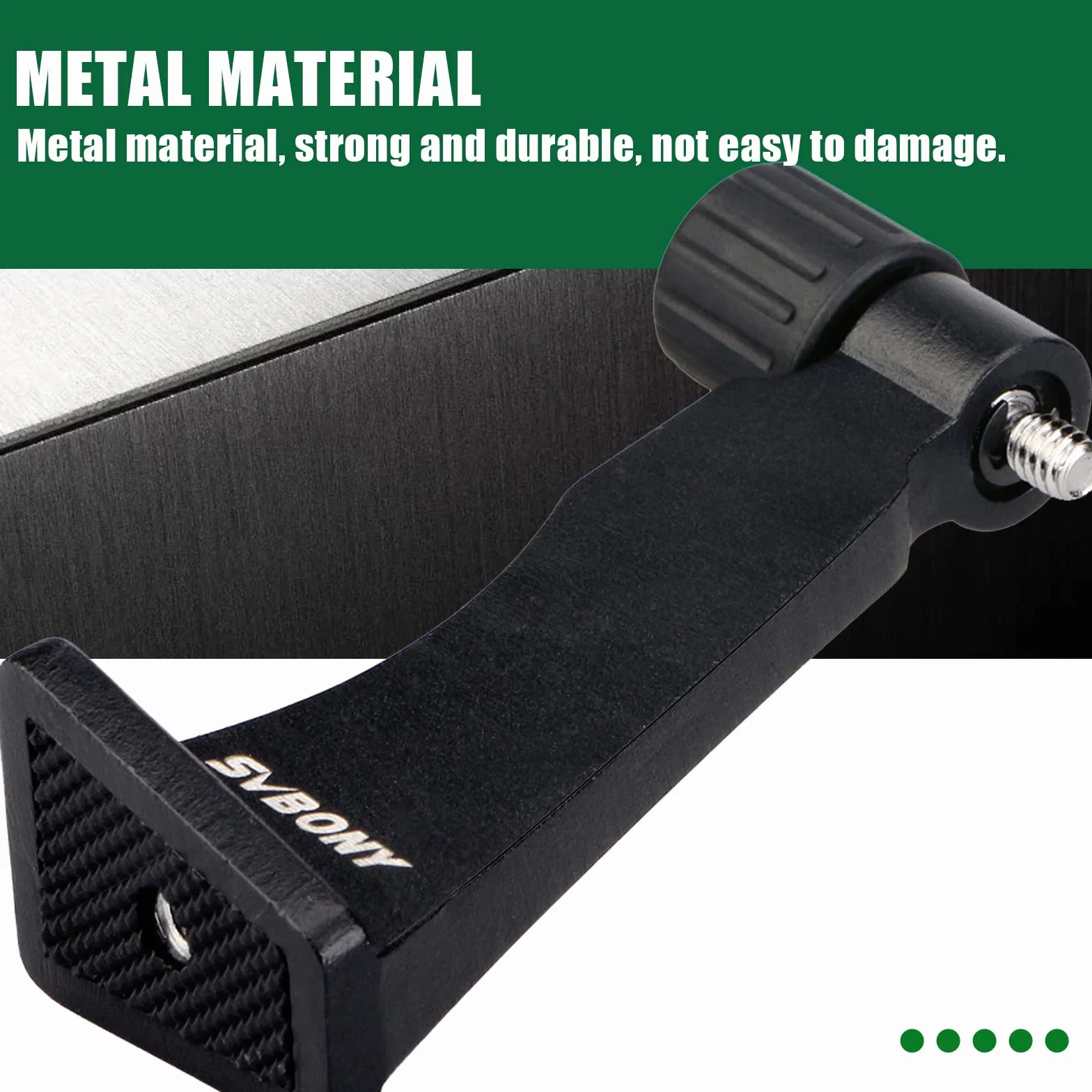 Svbony Adattatore Treppiede 1/4 inch Completamente in Metallo Binocolo Treppiede Adattatore per Bird Watching Osservazione della Fauna Selvatica (0.7cm)
