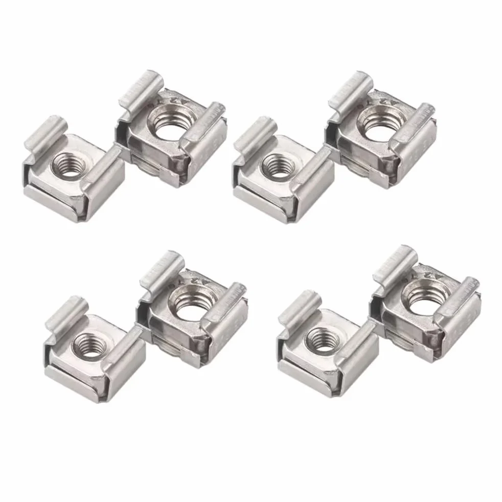 Dadi Ingabbiati in Acciaio Inox M8 10 Pezzi