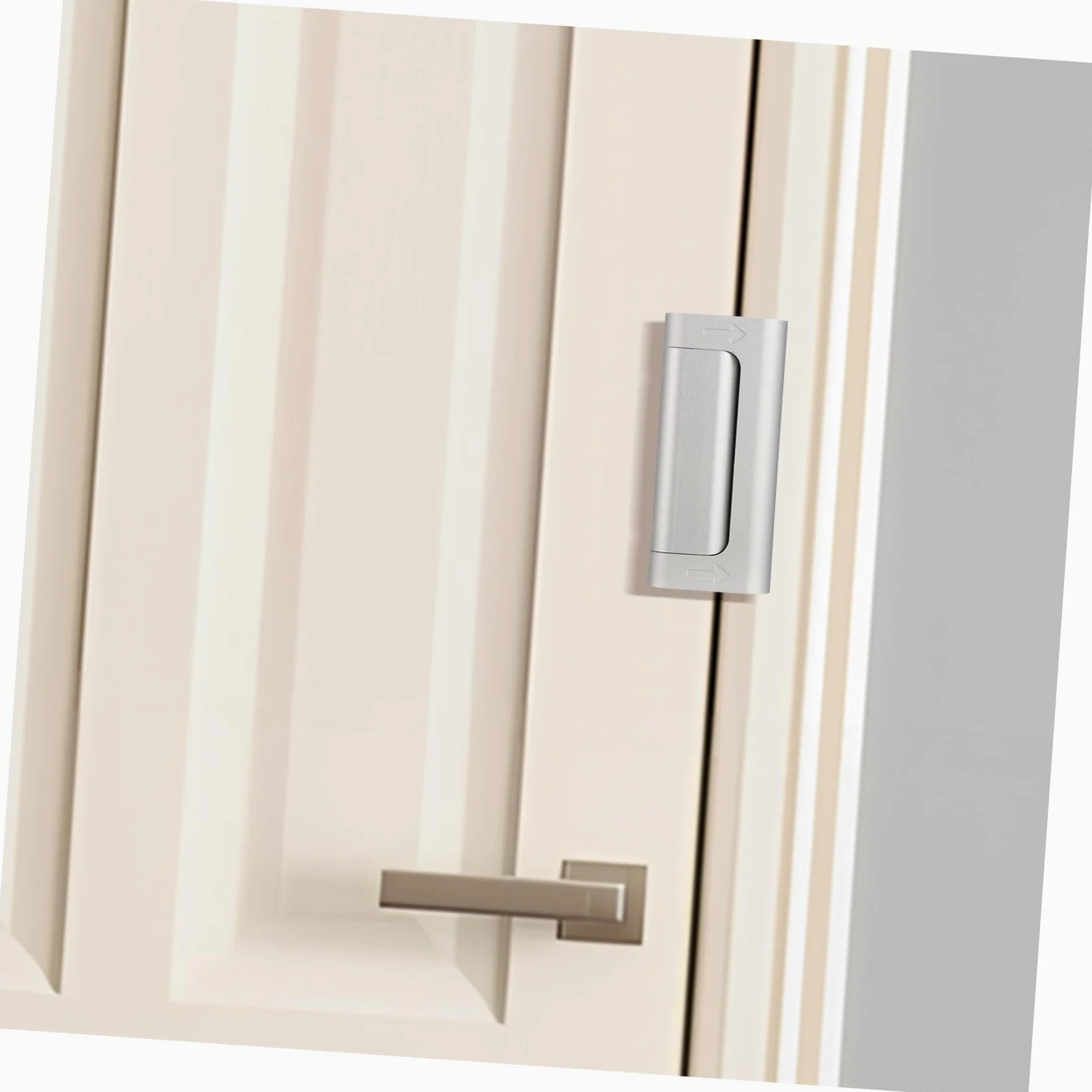 2pezzi Serratura Di Rinforzo Per Porta Dispositivo Di Sicurezza Per Porte Serratura Di Sicurezza Per Porta Interna Realizzata in Lega Di Alluminio Resistente e Durevole Facile Da i