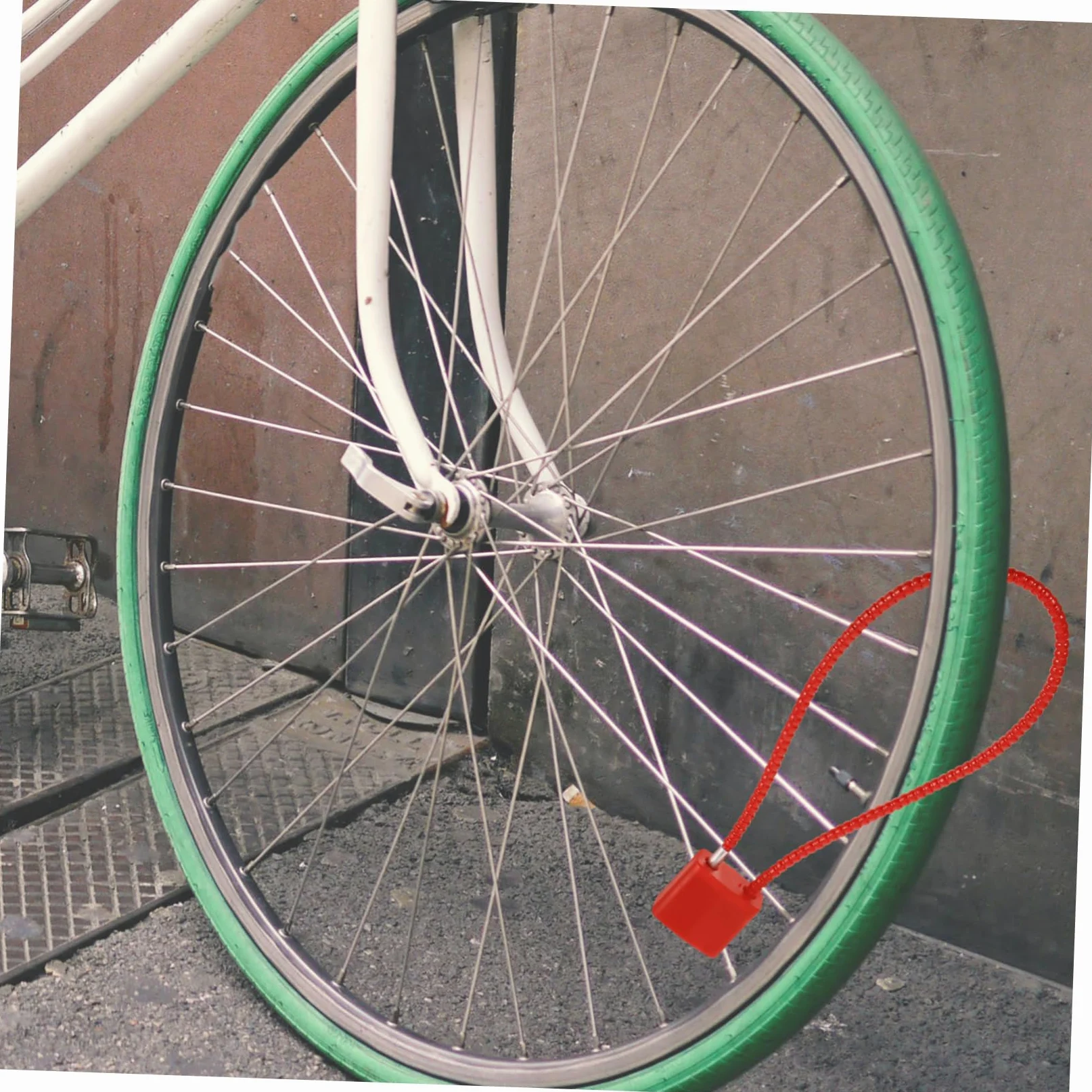 Lurrose 3pezzi Catenaccio Acciaio Flessibile Per Scooter Sicurezza Per Casco e Armadi Resistente e Versatile