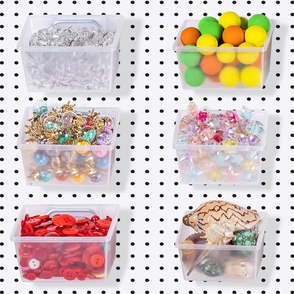 Ganci per pannello forato in metallo 5 cm accessori per garage officina