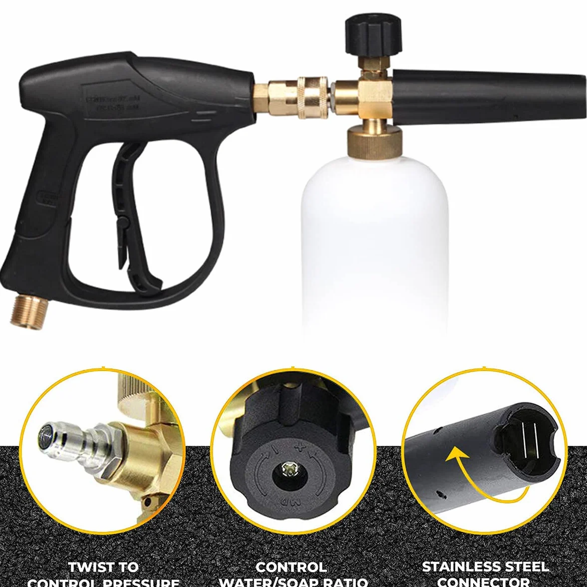 Pistola in schiuma ad alta pressione Foam Lance with 5 Nozzles for Car Cleaning