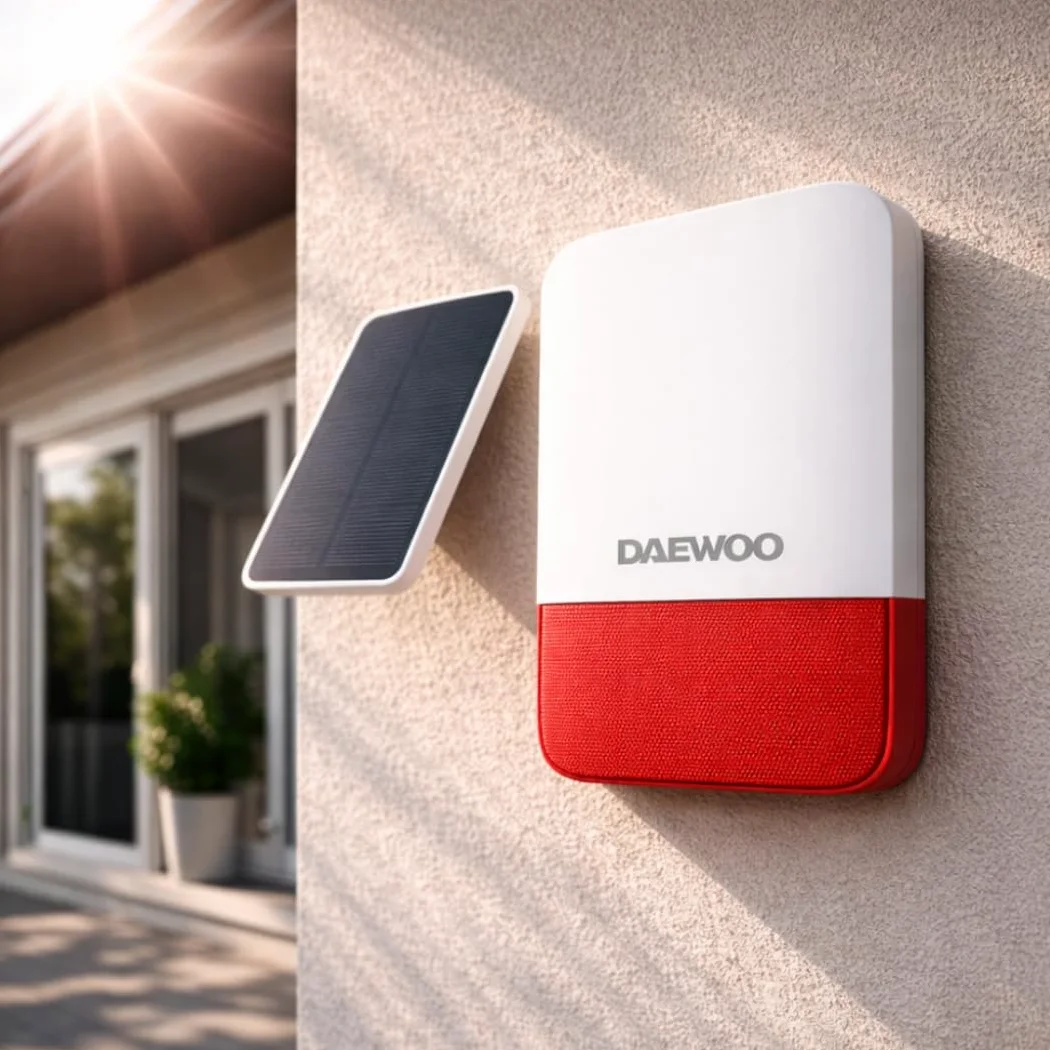 Daewoo Security - Allarme Casa WiFi Wireless Vigilia Protect - Kit completo con 3 telecamere Full HD (1 interna + 2 esterni), Sirena Esterna, 6 contattori e 8 accessori - senza abbonamento
