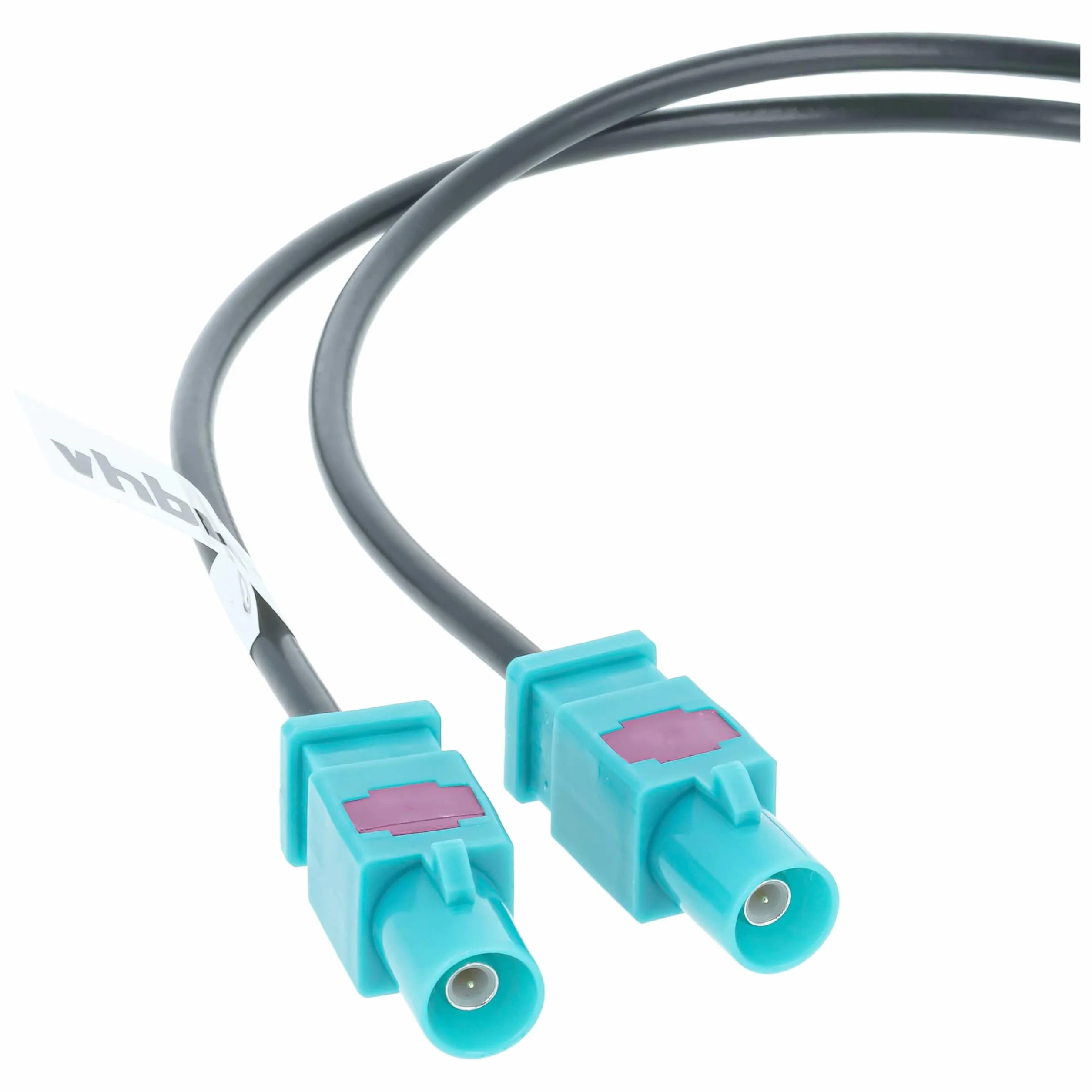 vhbw adattatore per antenna a doppio FAKRA (B) compatibile con Audi VW RNS510, RNS310, RNS 510, RNS 310 autoradio, auto - Cavo adattatore, 9 cm