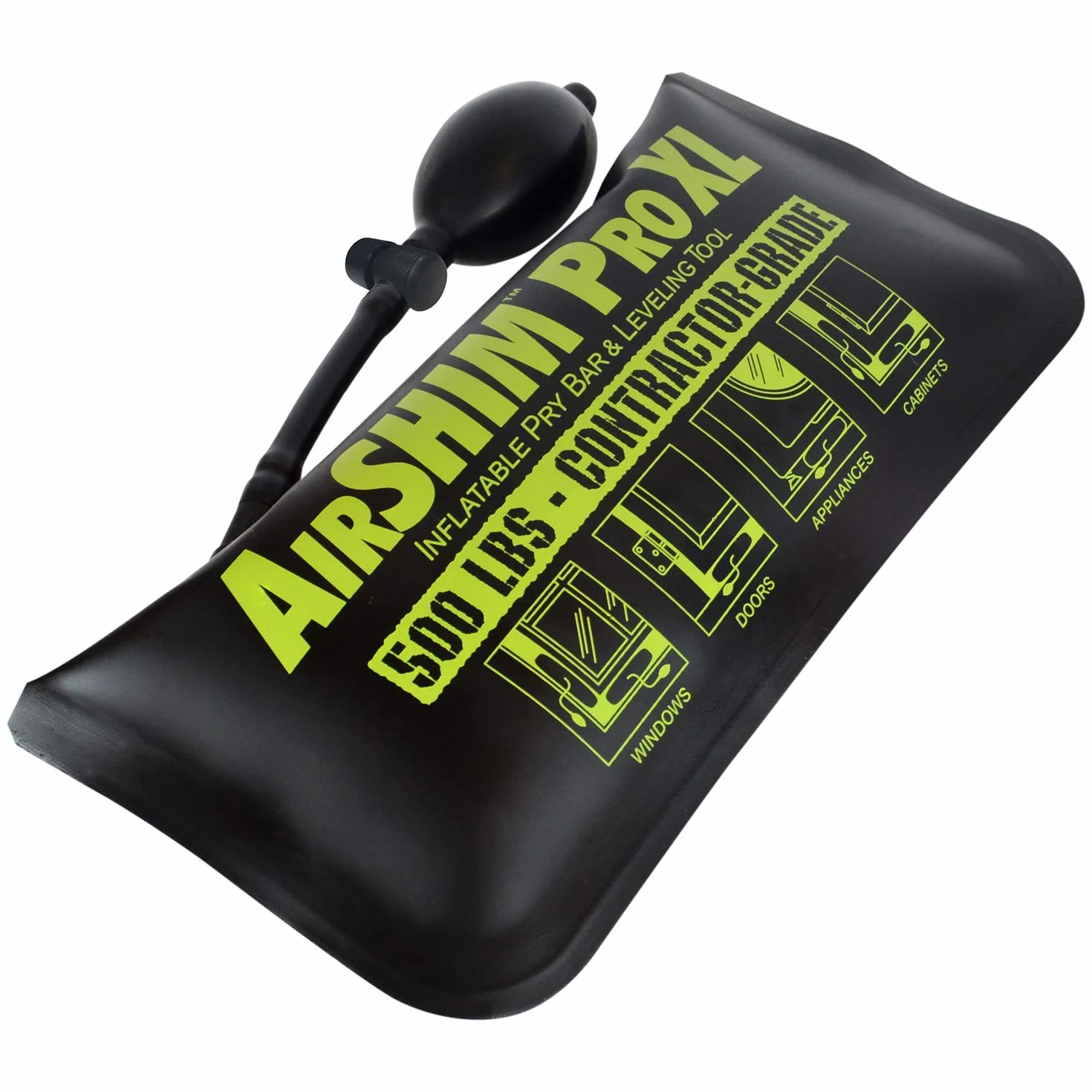 Calculated Industries 1194 Air Shim XL Leva gonfiabile e strumento di livellamento carico 227 kg cuneo pompa allineamento professionale