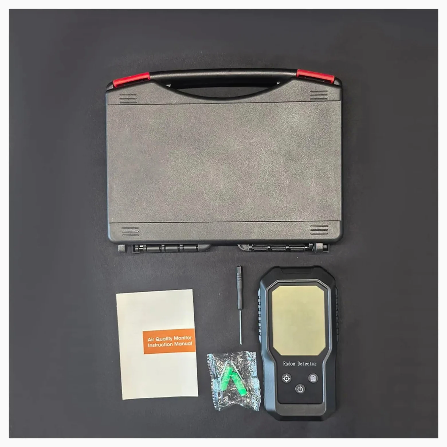 Rilevatore di gas radon portatile con misuratore di gas radon digitale intelligente for interni ad alta sensibilità con intervallo 0-270 pCi/L Monitoraggio veloce