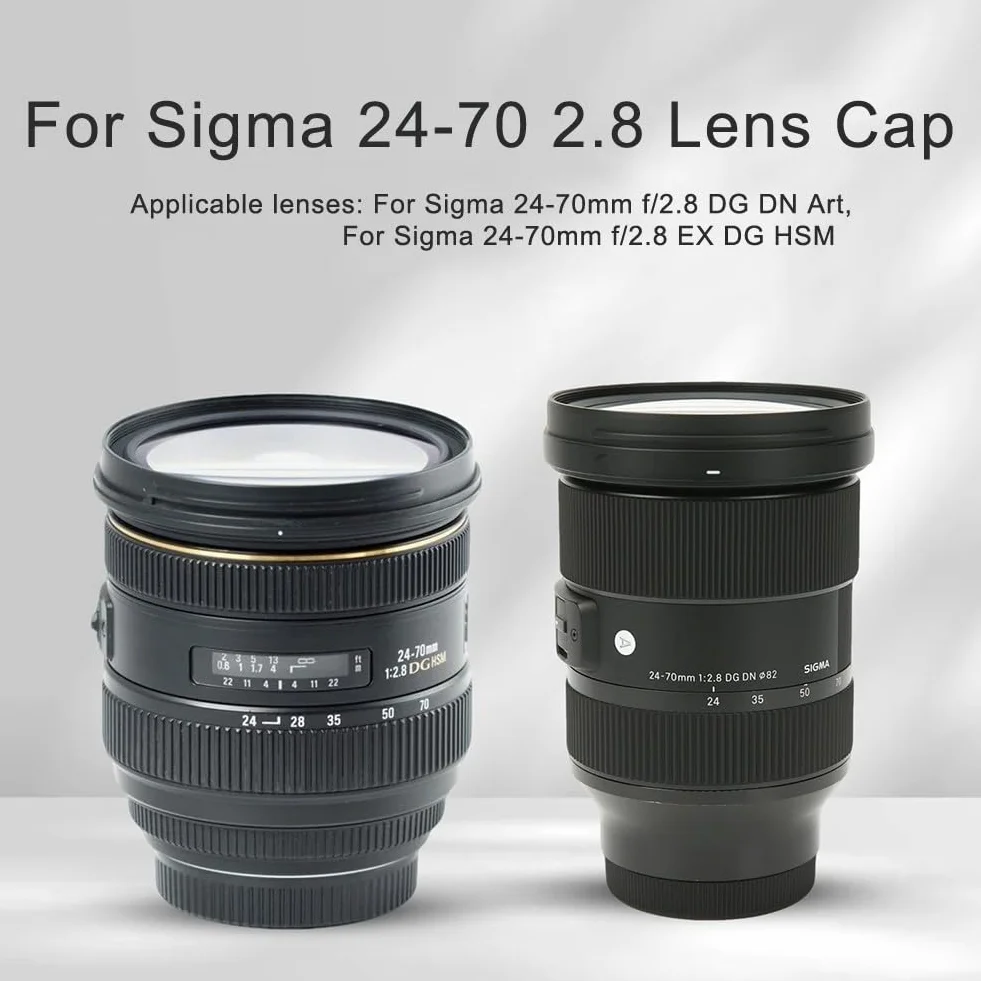 Paraluce per 24-70 mm f/2.8 DN Art & EX HSM, reversibile 82 mm fiore parasole compatibile con filtri da 82 mm, scudo luminoso ABS per fotografia