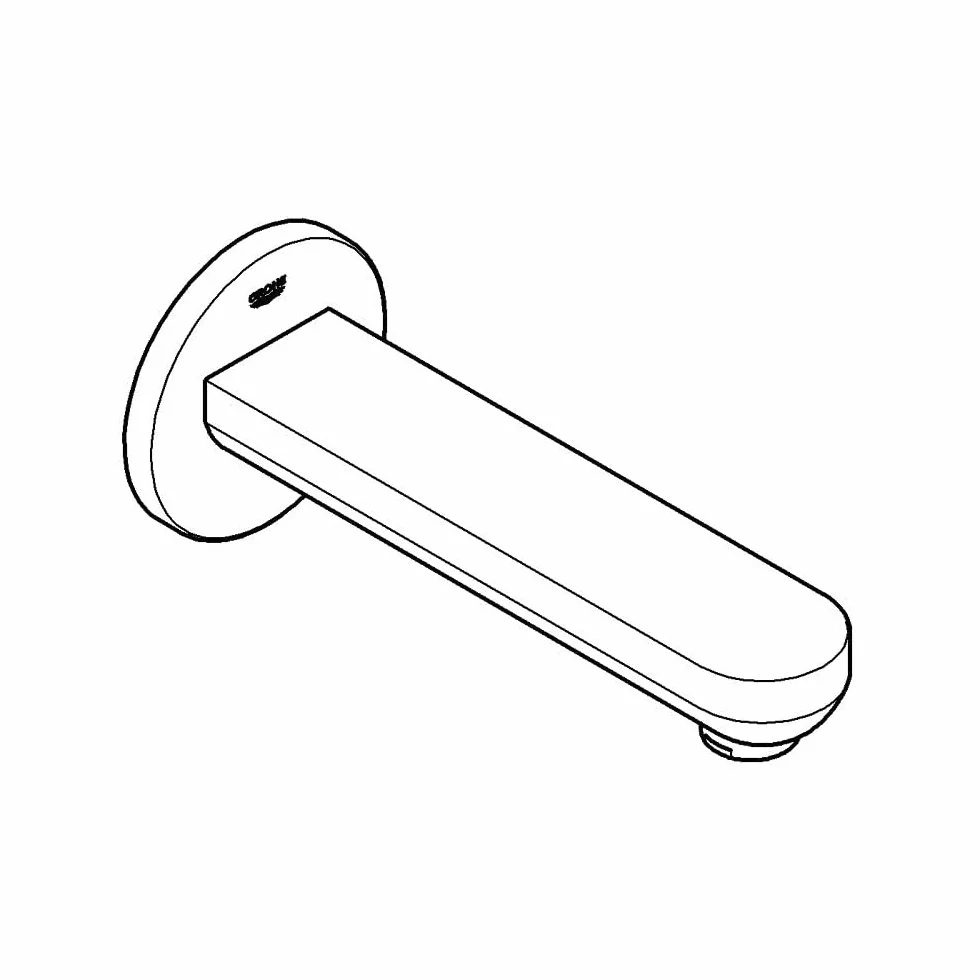 GROHE Eurosmart Cosmopolitan Bocca Vasca Installazione Parete, Cromo