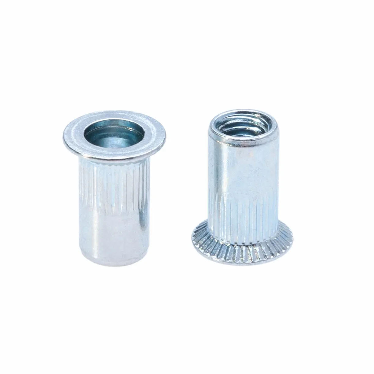Dadi per rivetti ciechi M4 inserto filettato acciaio zincato 50 pz