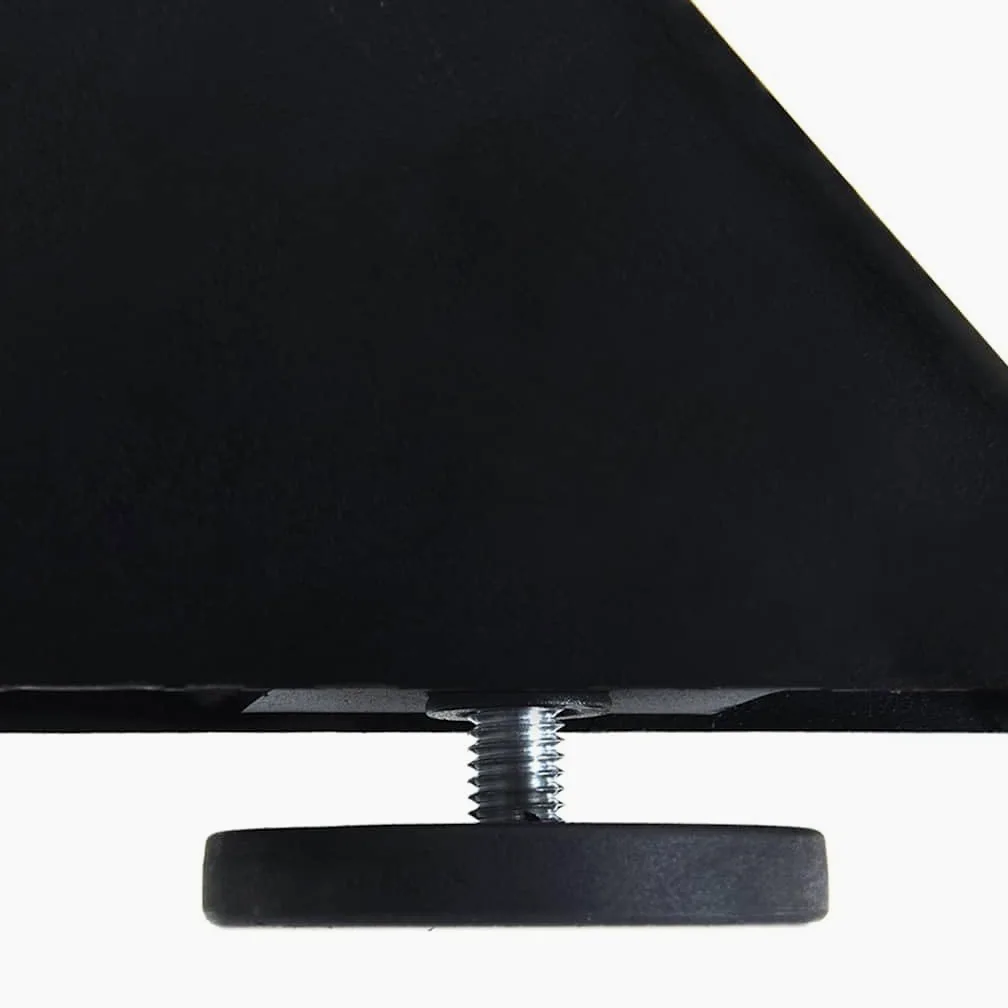 vidaXL Gamba per Tavolo da Pranzo a Forma di Ragno Nero 120x68x(72-73) cm