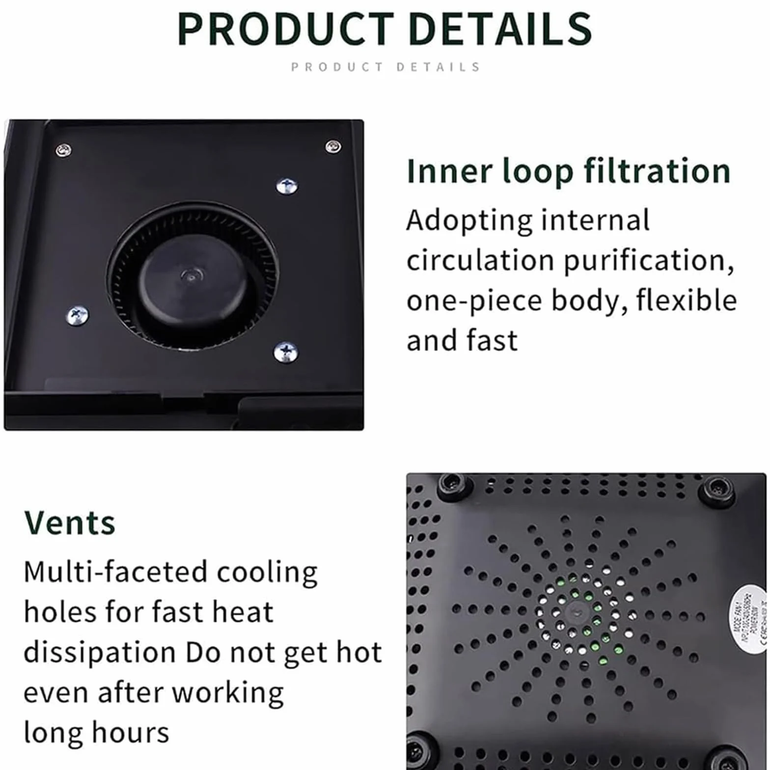 Solder Fume Extractor con luce LED rimuove il fumo di saldatura per riparazioni elettroniche