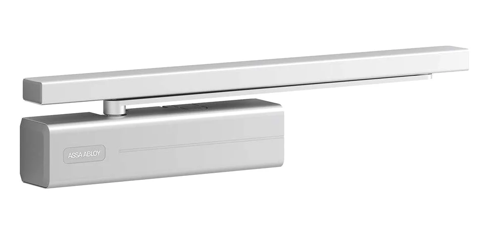 Tesa Assa Abloy DC700-DEV1 DC700 Chiudiporta con binario scorrevole argento
