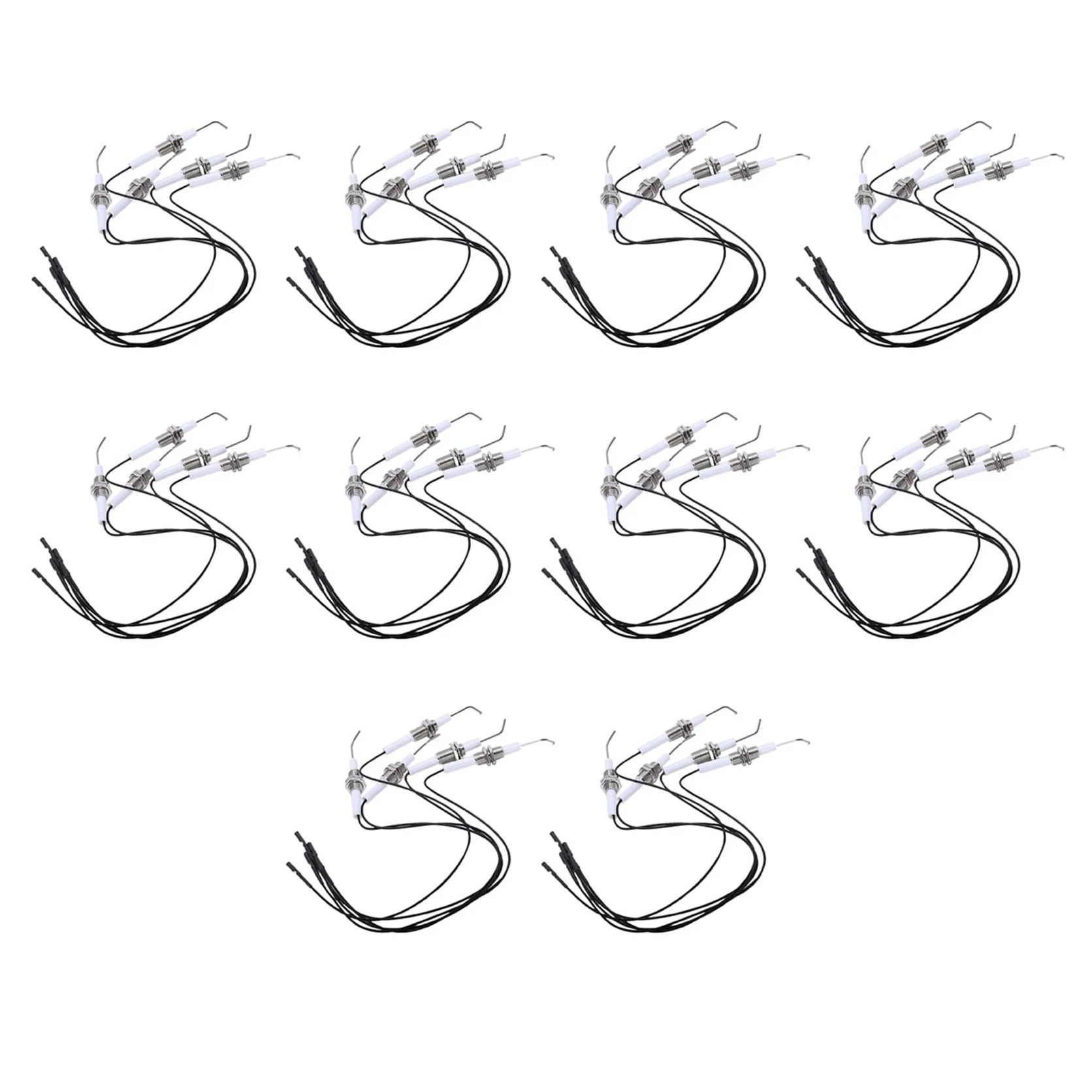 Ignition Accenditore di Elettrodi Ceramici A Spina con 30cm nel Terminale Rotondo 50pcs / 2.3mm
