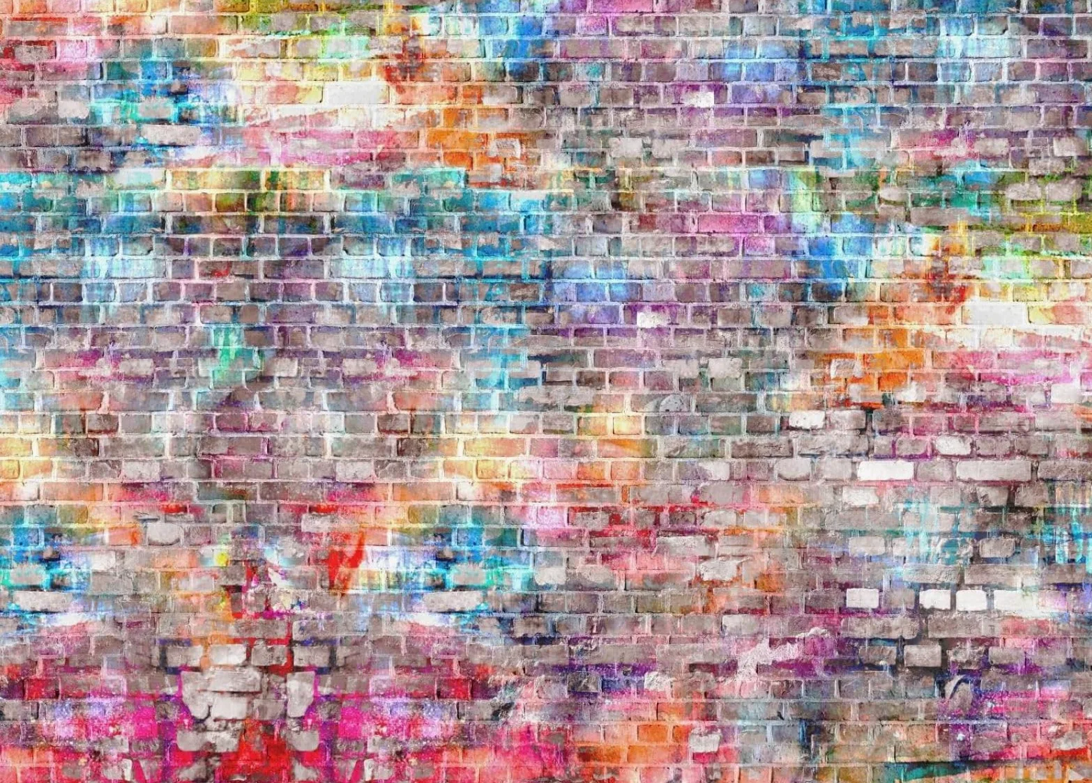 Carta da parati fotografica effetto muro di mattoni 3D, moderna, in tessuto non tessuto, per soggiorno e camera da letto - Marrone, 430 cm x 300 cm, adesivo da parete - sfondo - pittura - poster