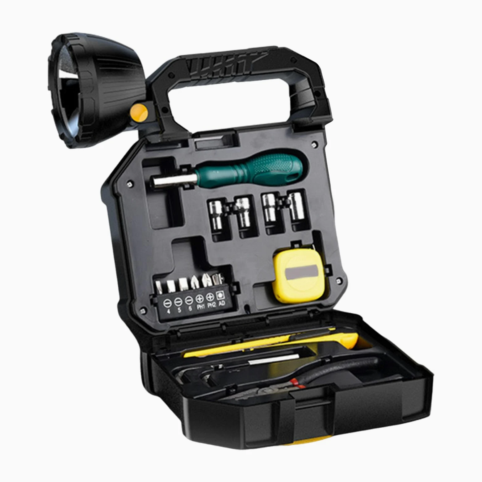 Generico Da Campeggio Ricaricabili Luminose Alta Lunga Durata Multiuso | Kit Torcia Ricaricabile Da Campeggio Pesca, Outdoor, Escursionismo, Camminata Notturna, Blackout, Riparazione Auto