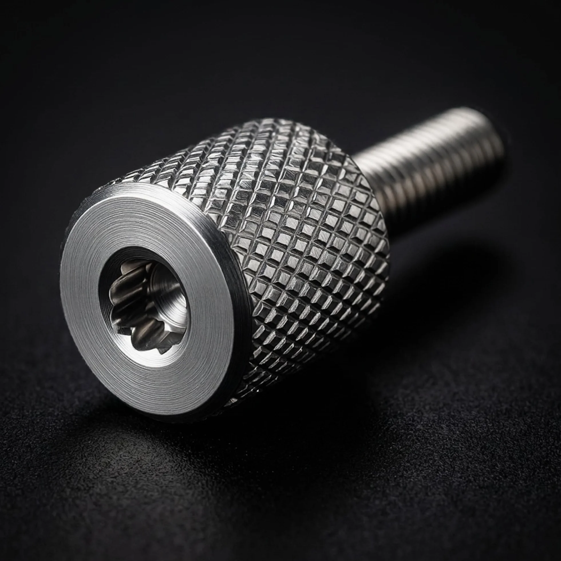 PrecisionGeek Viti zigrinate M3 x 12mm Acciaio Inossidabile 4 pz