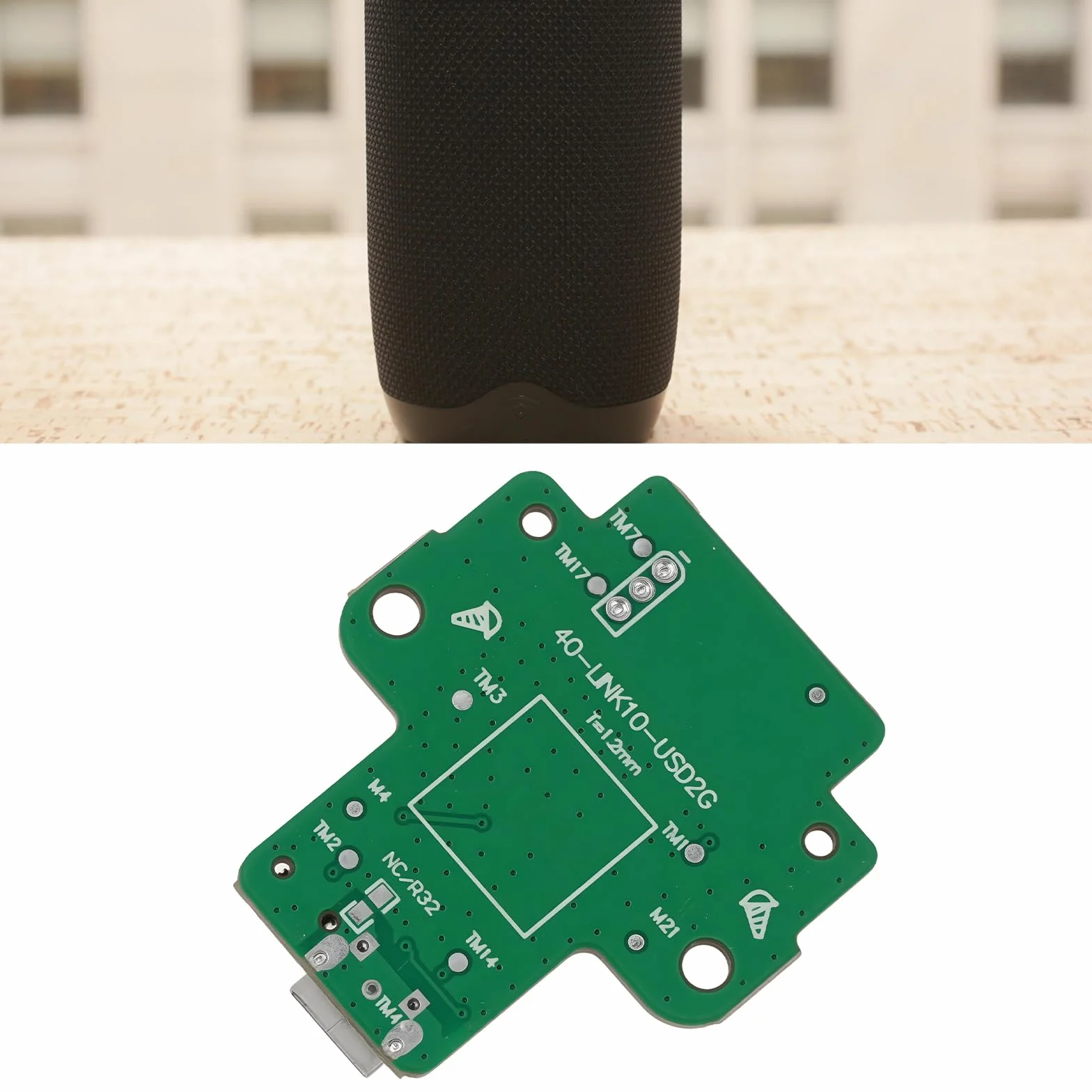 ECSiNG Modulo connettore porta di ricarica audio Bluetooth compatibile con JBL Link 10