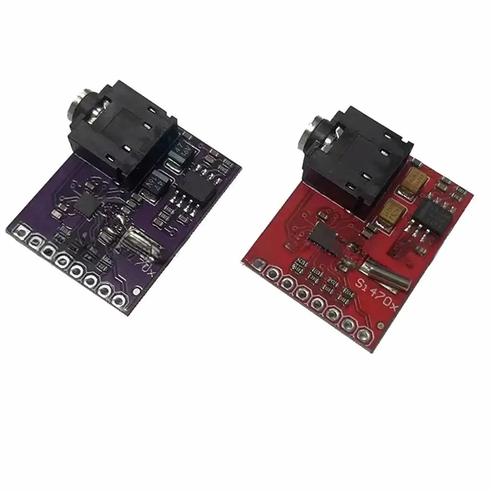 Sintonizzatore radio FM Si4703 RDS per modulo breakout, AVR, uscita audio stereo PIC 150mW, scheda di sviluppo PCB, 29227mm