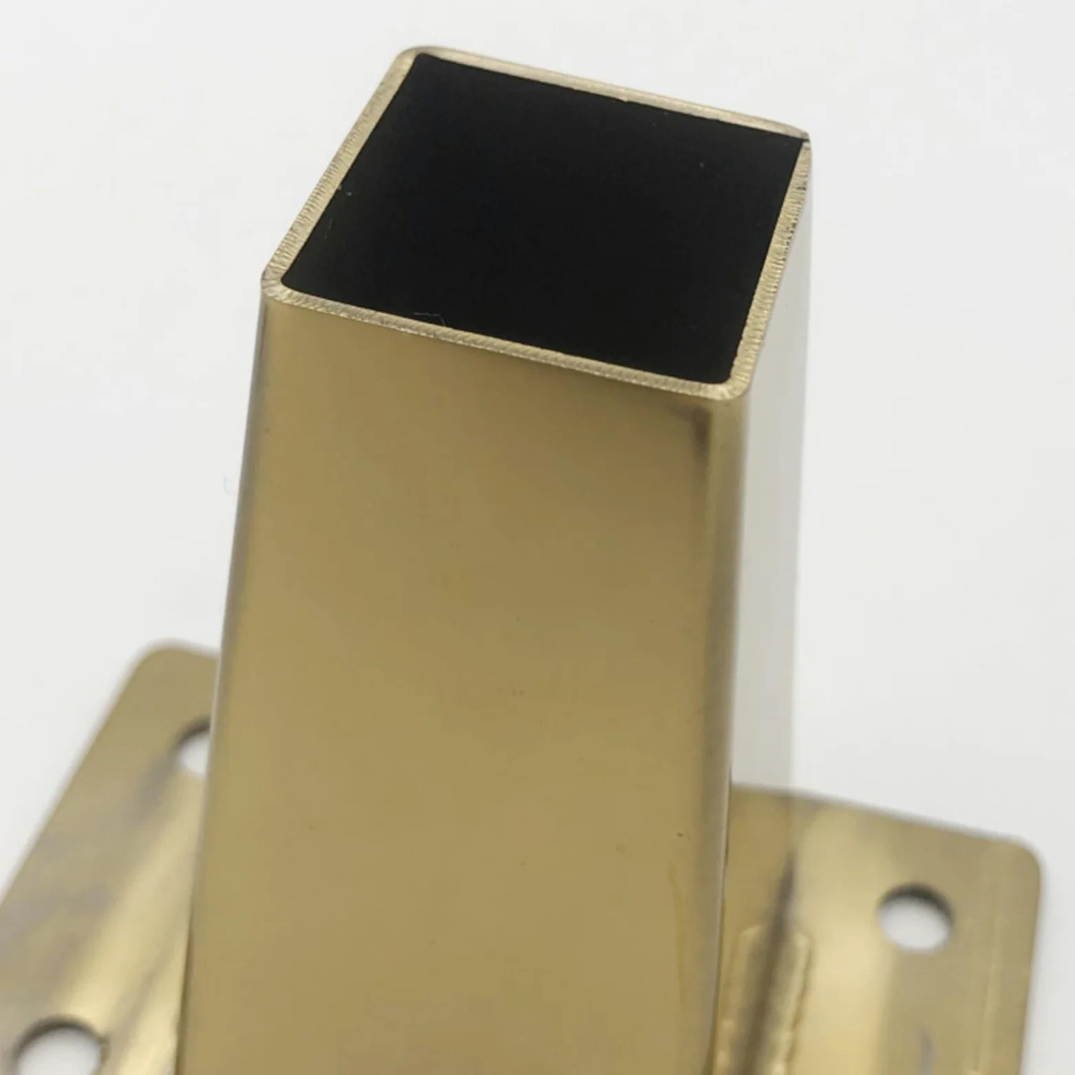Generico Gambe per Mobili Piedini Regolabili Conici per Tavolo 4 Pezzi in Acciaio Inox Spazzolato Superficie Elettrolitica Altezza Piedini per Divano: 7-61 cm Piedini per Mobile 27,5 cm/10,8"