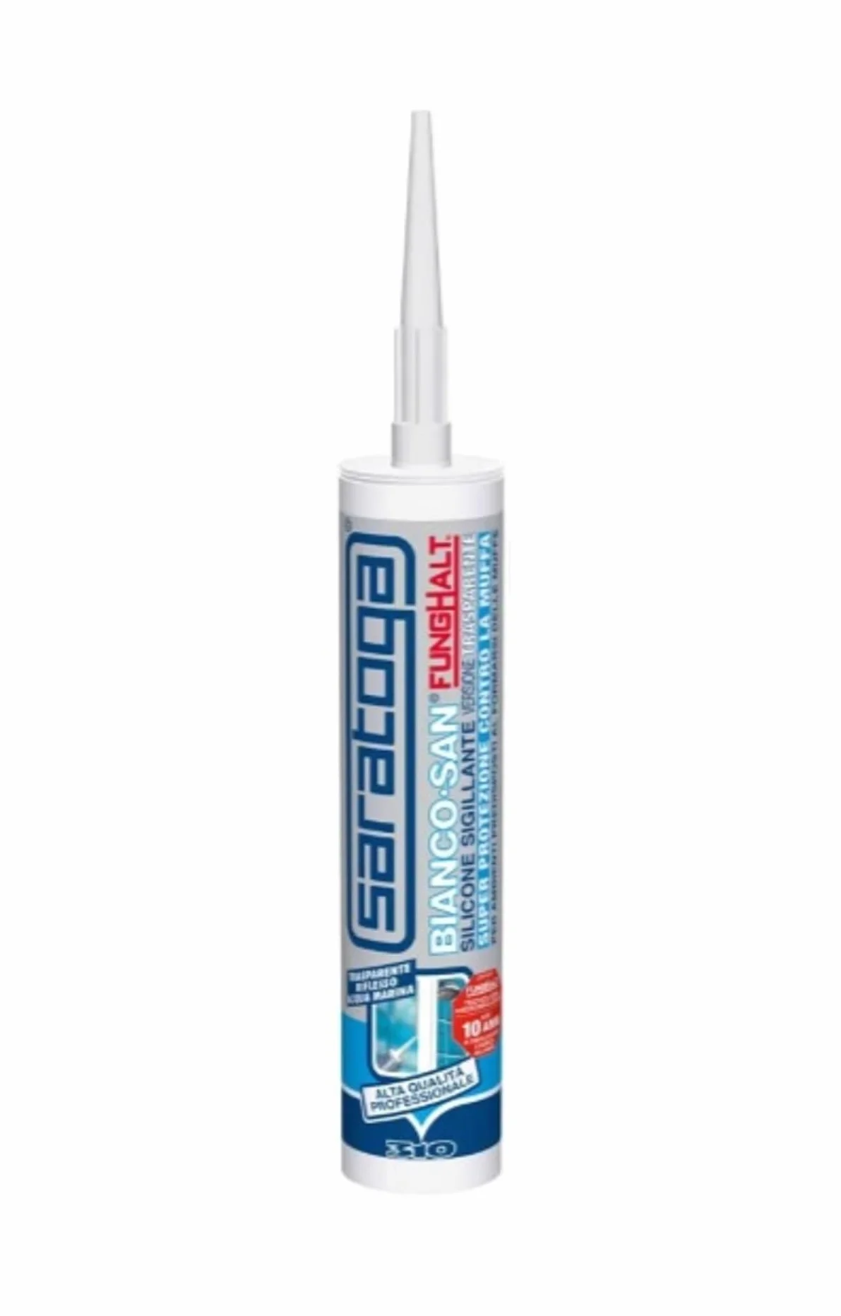 Saratoga FungHalt Silicone Acetico Antimuffa Trasparente 310 ml