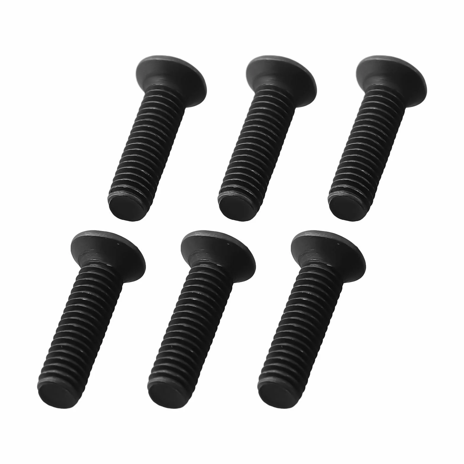 Honseadek 6 viti di ricambio per mandrino per trapano, 22 mm, filettatura sinistra, in metallo, per utensili elettrici (M6 x 22 mm)