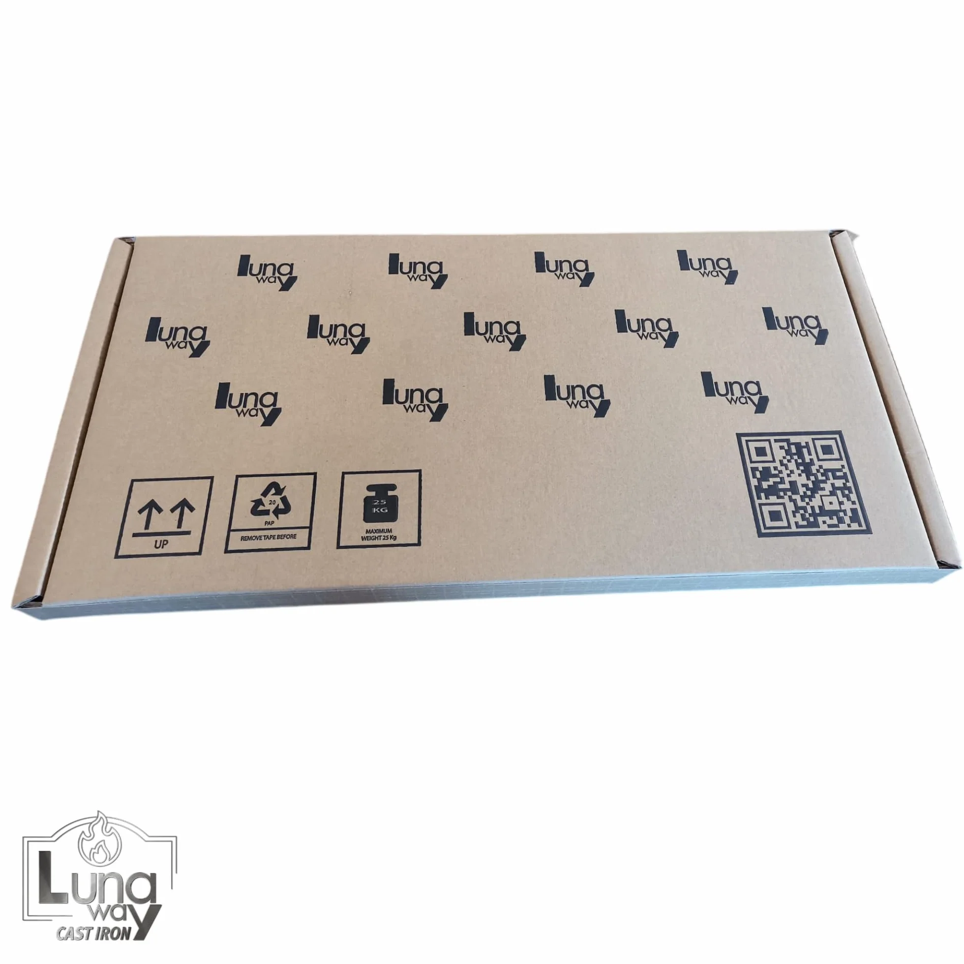 30 x 15 x 1 cm - Griglia per cenere in ghisa | Ottimizza il tiraggio camino | Resistente alte temperature | Facile pulizia, Qualità 100% ghisa by LUNA WAY CAST IRON