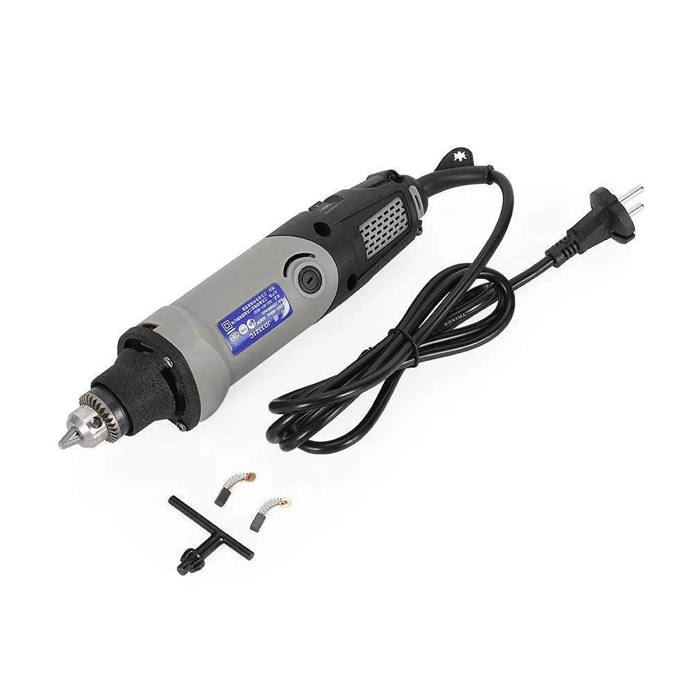 Levigatrice diritta elettrica 400W a 6 velocità, 5000-28000 giri/min, rettificatrice per intagliare, tagliare, lucidare