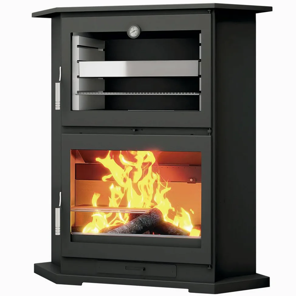 STUFA A LEGNA RINCON CON FORNO FM MODELLO CH-9 R