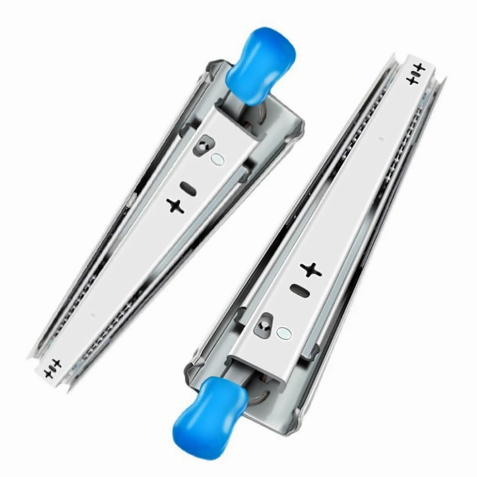 Guide Per Cassetti Pesanti Con Blocca 300 350 400 450 500 550 600 650 700 750 800 850 900 950 1000mm Guide Cassetti Estrazione Totale 120KG Carico(12in/300mm)