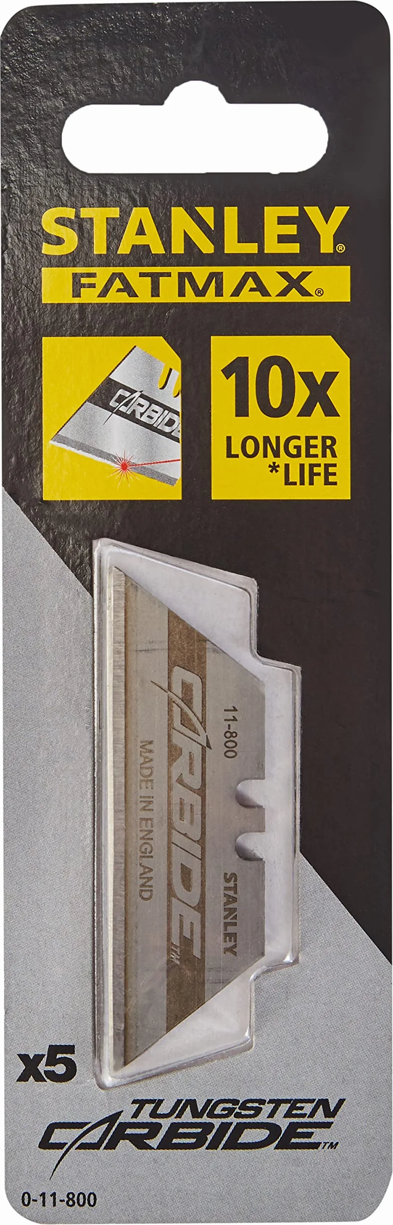 STANLEY 0-11-800 Lama a Trapezio al Carburo di Tungsteno, Set 5pz