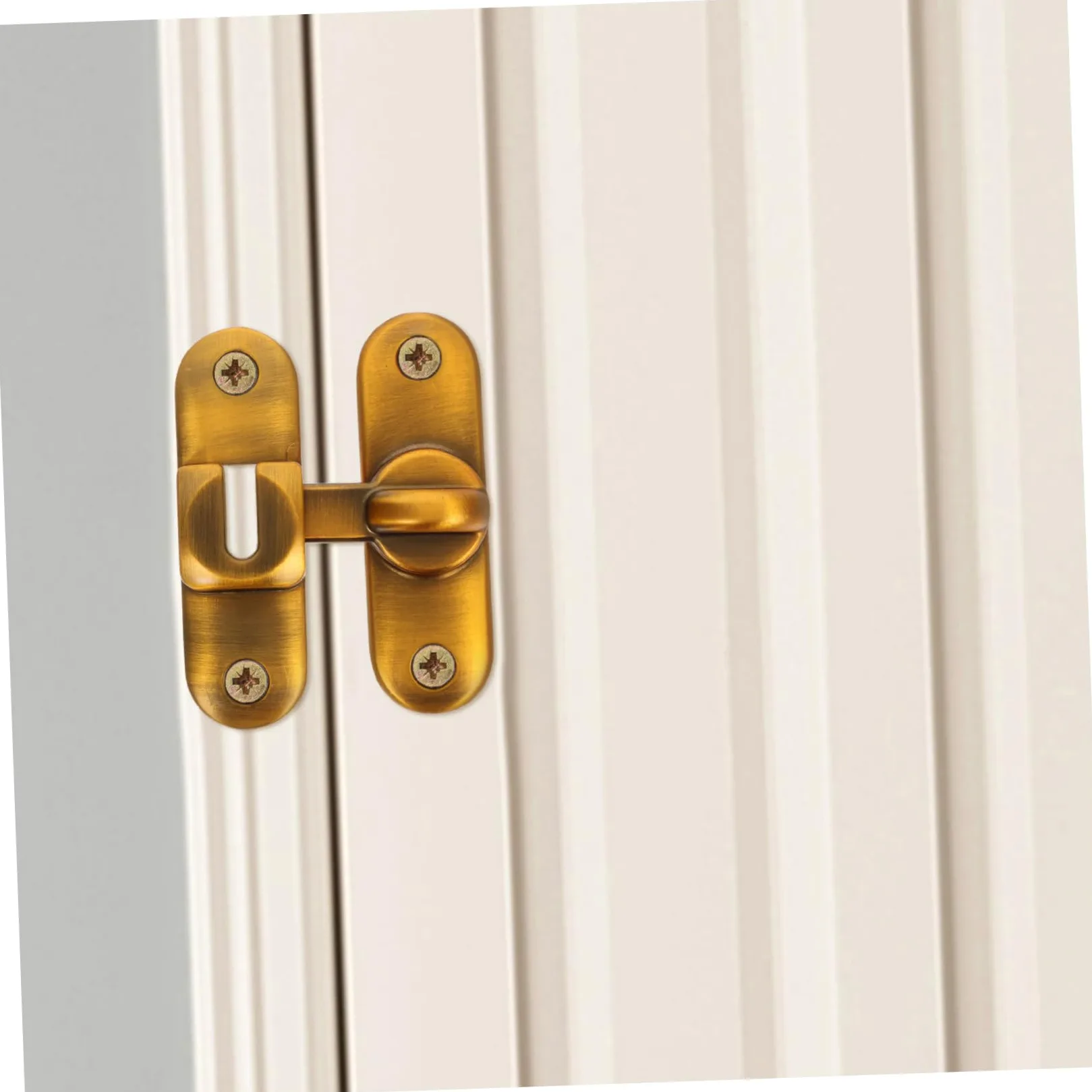 Artibetter 2sets Serratura Scorrevole Per Porta Chiusura Acciaio Inossidabile Per Porte Battente Facile Installazione e Design Moderno Sicurezza Per Ambienti Domestici e Commerciali