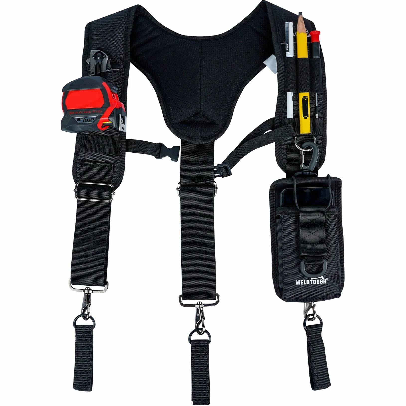 MELOTOUGH Bretelle da cintura per attrezzi da lavoro Big e Tall Construction Bag imbottite
