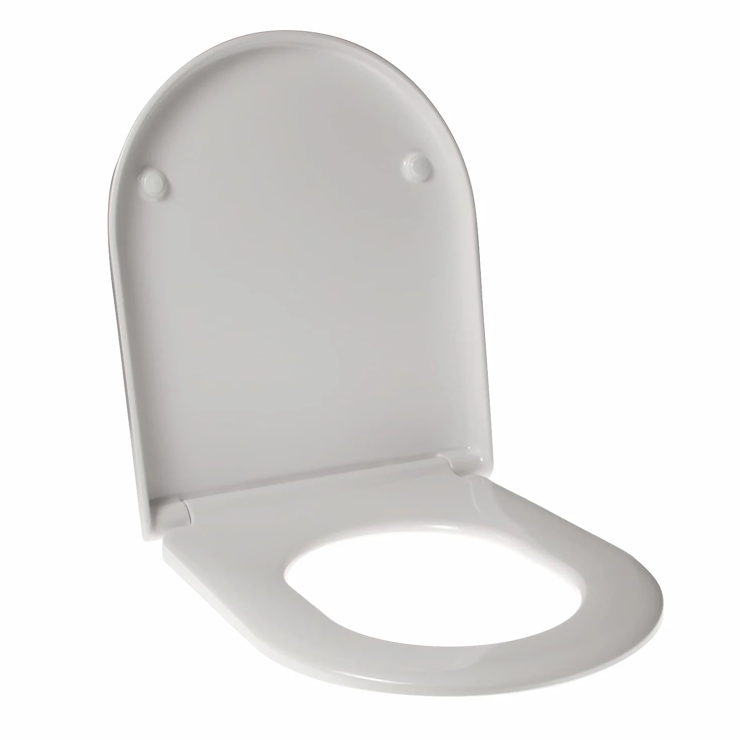 Copriwater per DISEGNO CERAMICA GIULIA AVVOLGENTE TERMOINDURENTE BIANCO cerniera inox