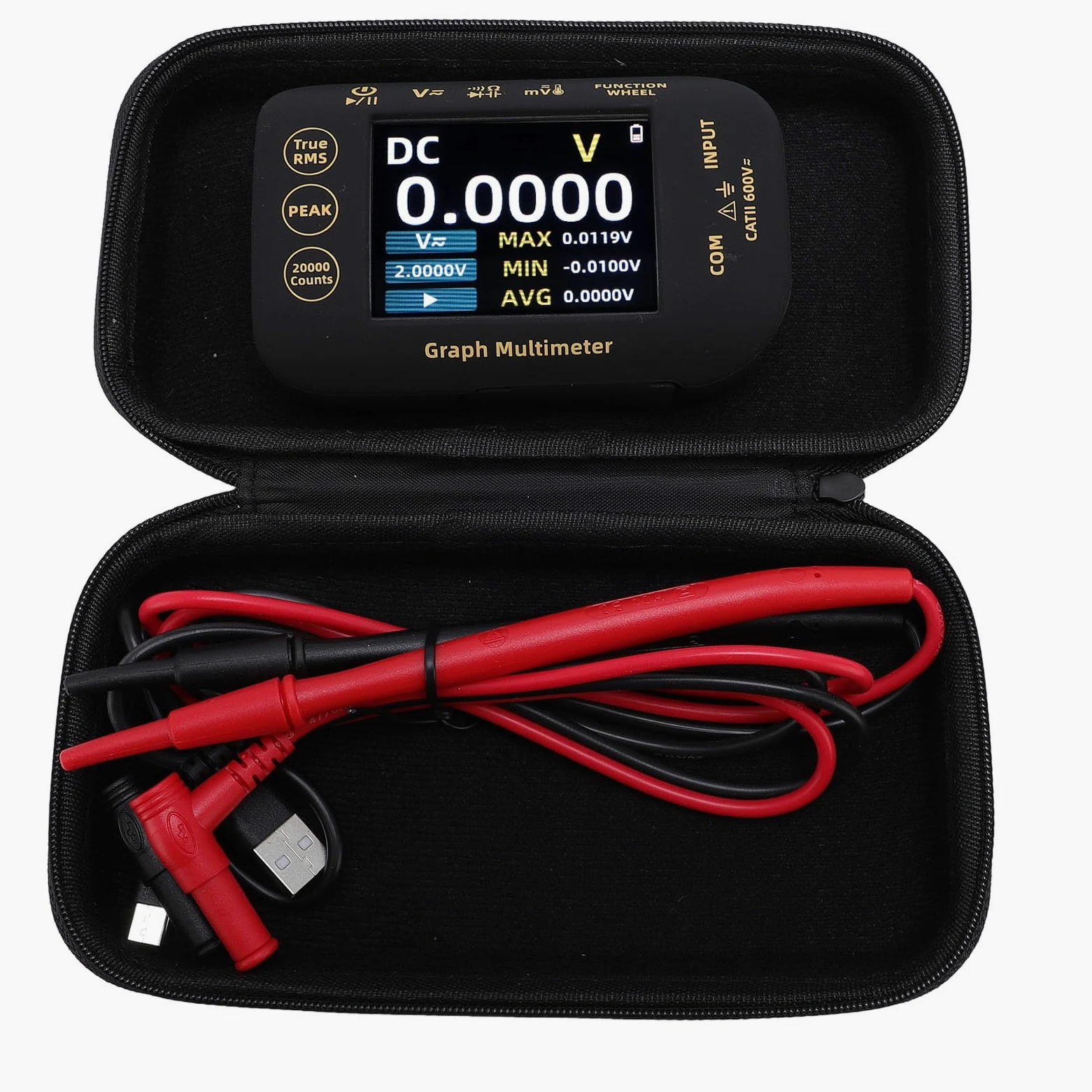 Multimetro Digitale Fotovoltaico, Schermo a Colori TFT Ad Alta Risoluzione S450 con Gamma Automatica, Registrazione Dati, per Test di Sistemi Fotovoltaici