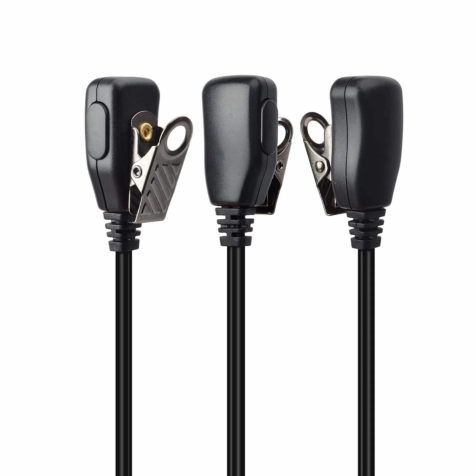 HYS Auricolare Walkie Talkie a 1 Pin da 2,5 mm con Microfono, Cuffie di Sicurezza Compatibile con Motorola TLKR-T60 T61 T62 T80 T81 T82 T-92 H2O T80 Extreme (Confezione da 2)
