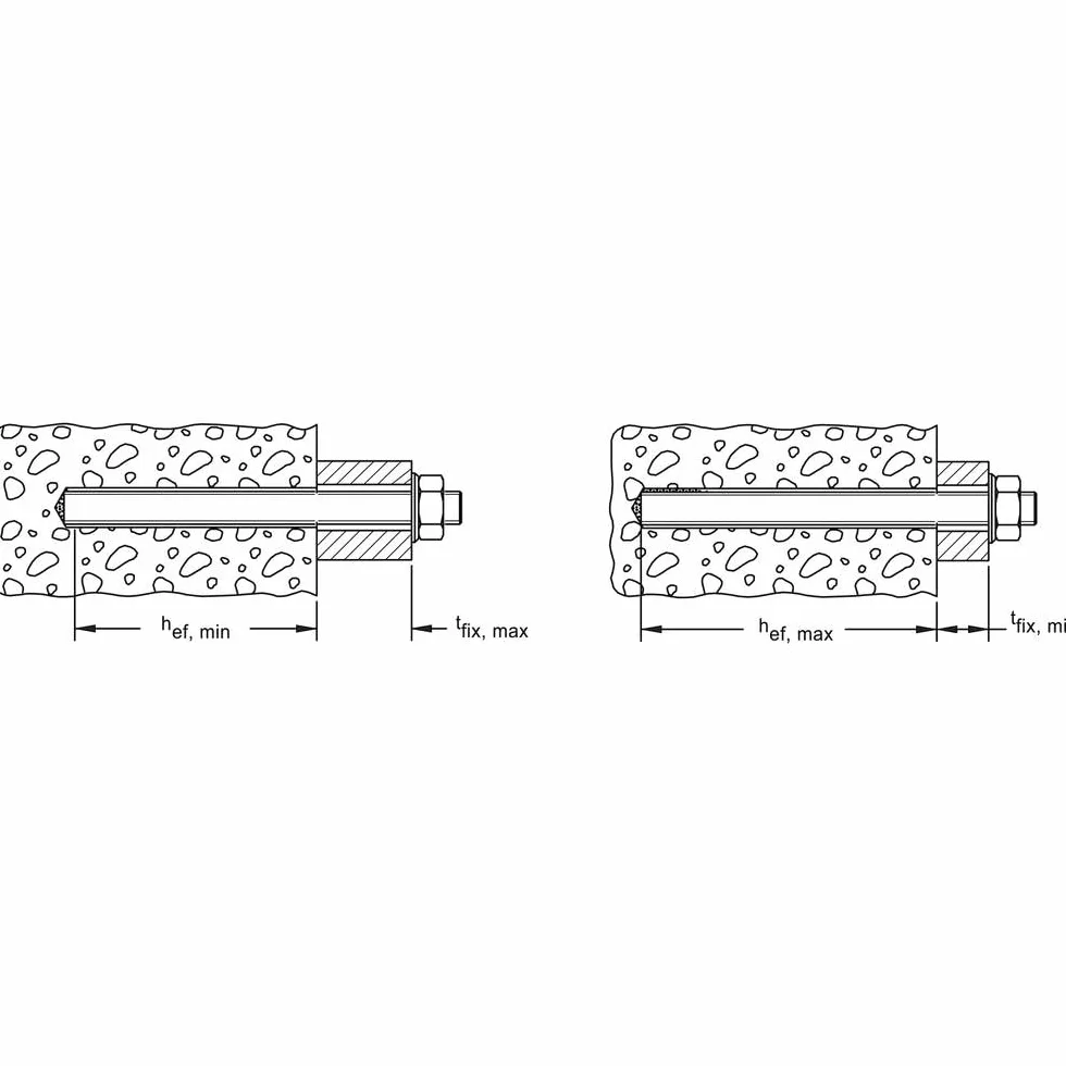 Fischer Asta filettata per ancoraggi chimici FIS A M12x210 10pz