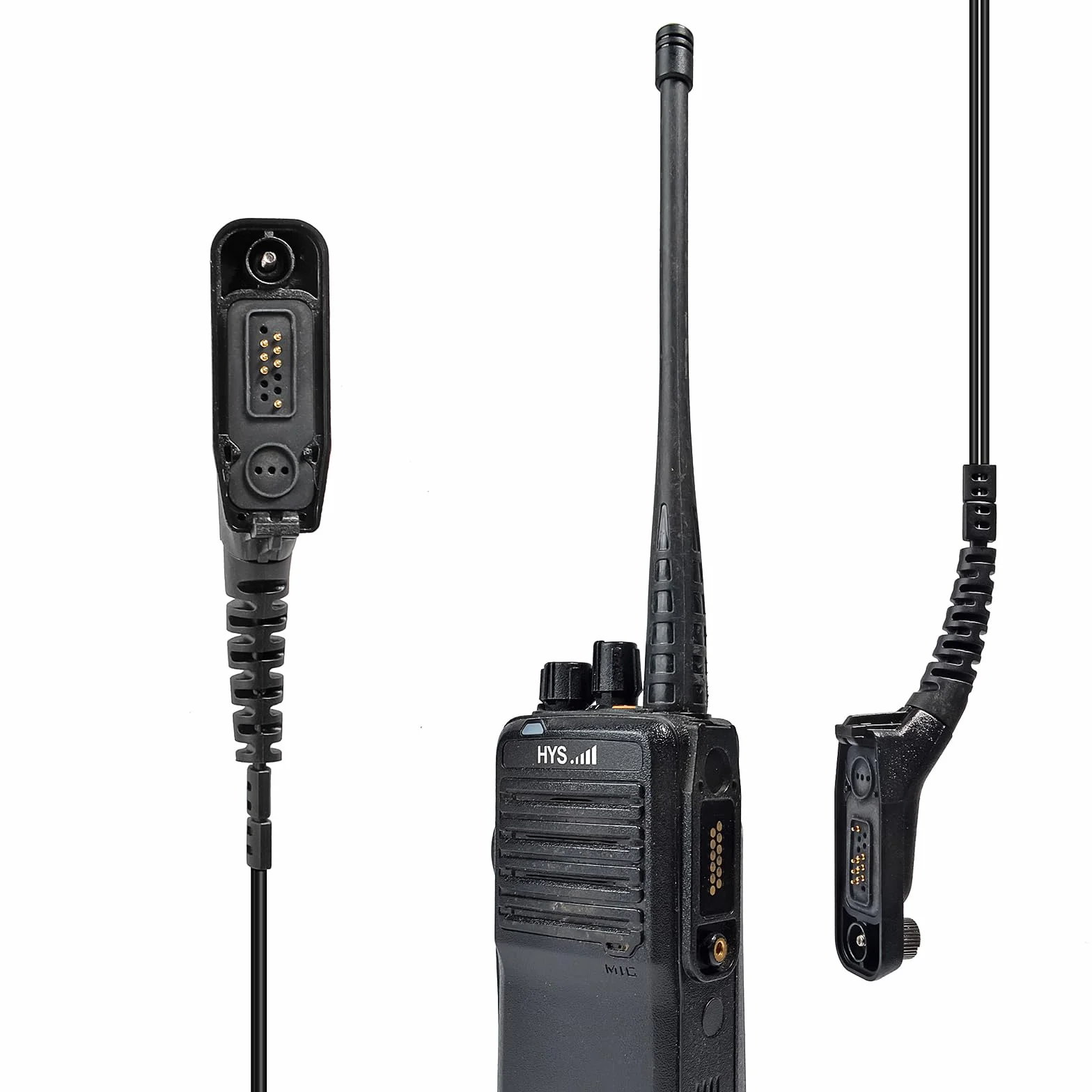 Auricolare con tubo acustico con microfono compatibile con Motorola DP3400 DP4400 DP4800 DGP4150 XiR-P8200 Xpr-6300 Radio bidirezionale multi-pin