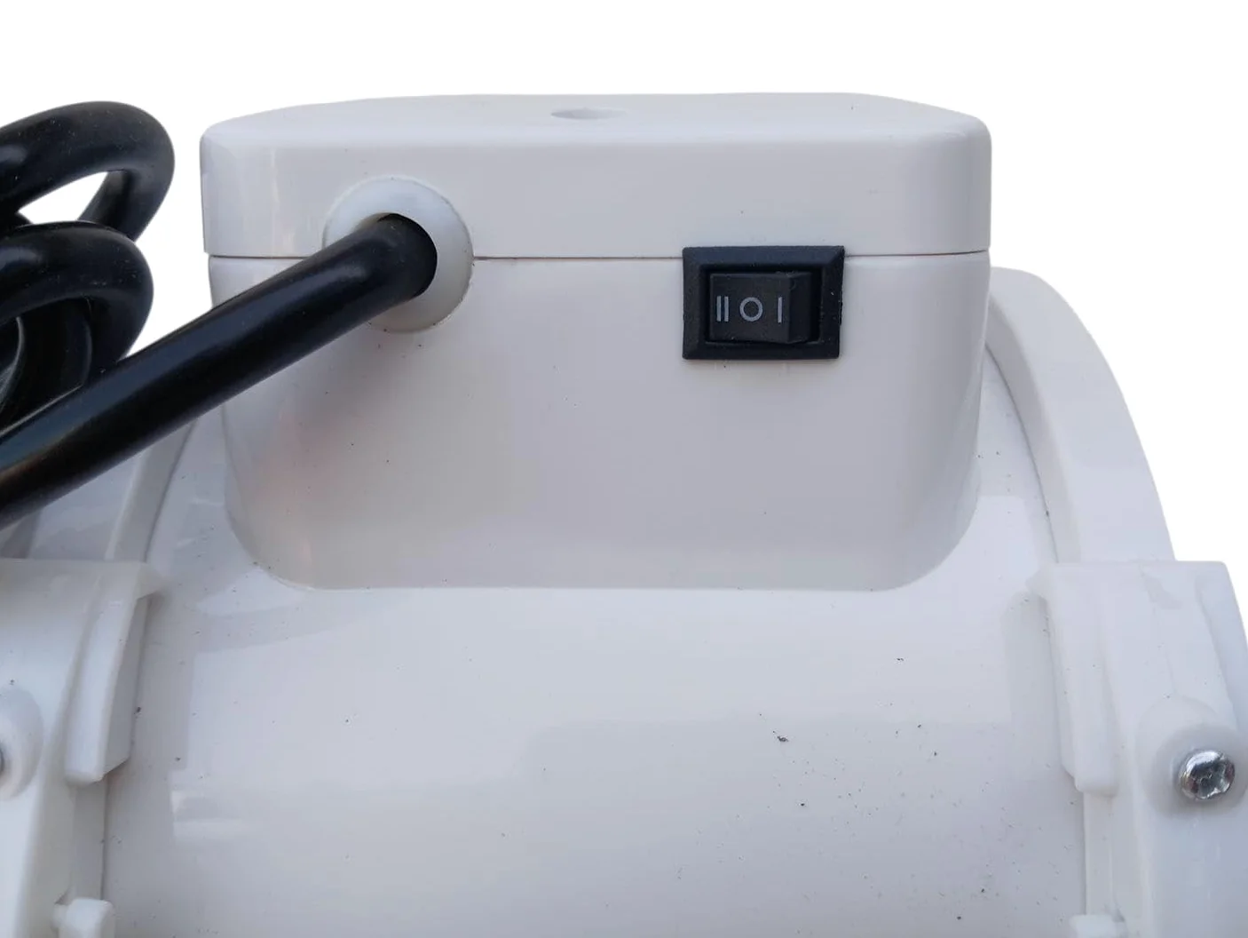 TT 100 Estrattore d'Aria Centrifugo 100mm | Doppia Velocità 145-187 m³/h, Silenzioso 60dBA, 21W, Cavo Incluso, Per Coltivazione Indoor, Bagno, Cucina