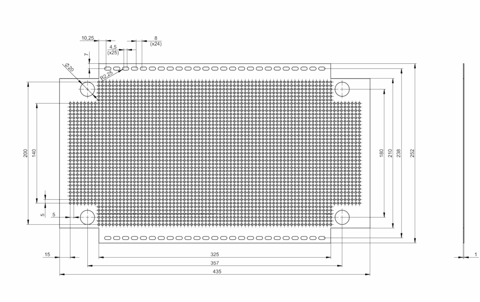 Intratec ripartitore di comunicazione a parete, IP40 – Distribuzione multimediale per casa connessa, armadio per sistemi multimediali, 287 x 485 x 112 mm, bianco