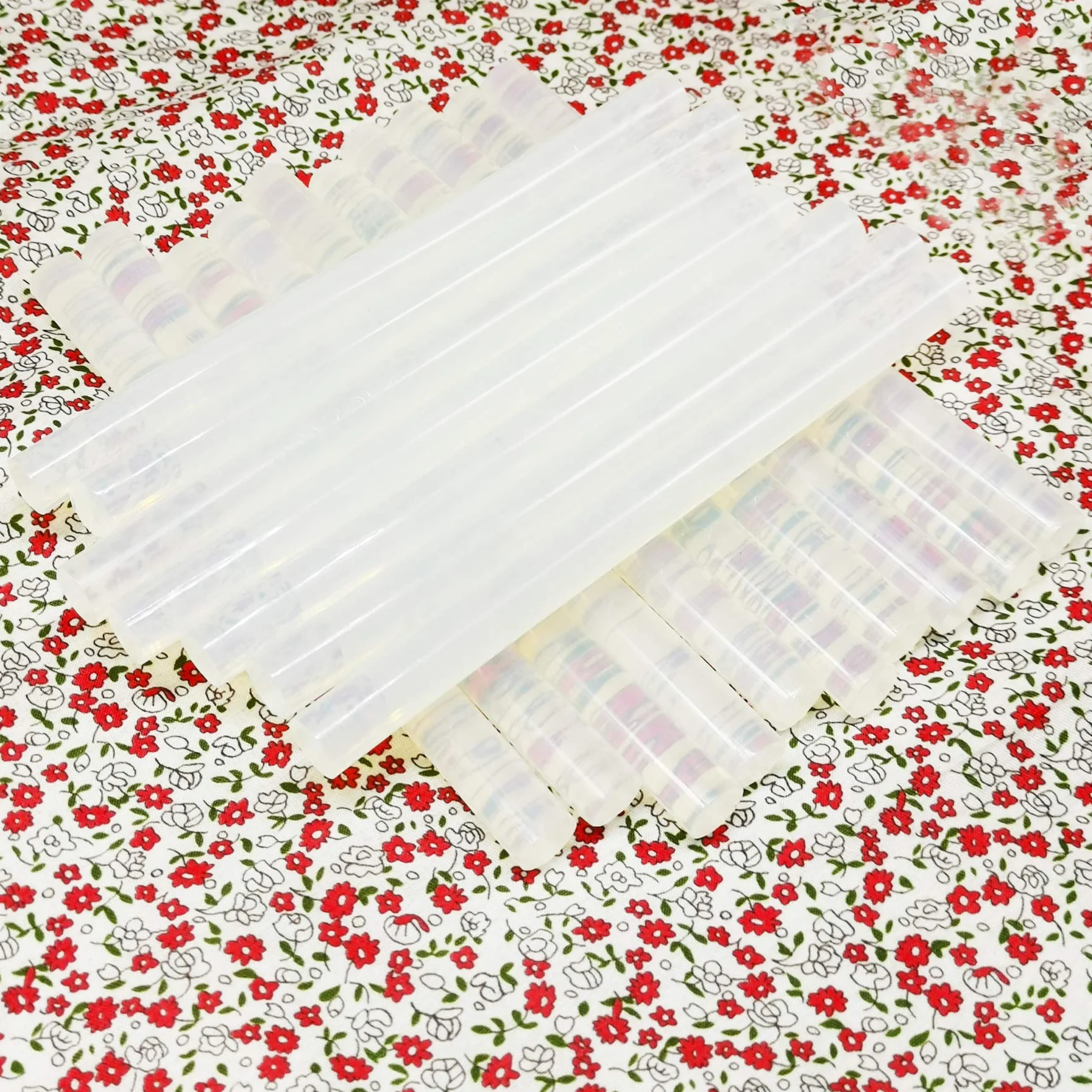 Bastoni di Colla a Caldo 11x150mm Trasparenti 40 Pezzi per Pistola 11mm