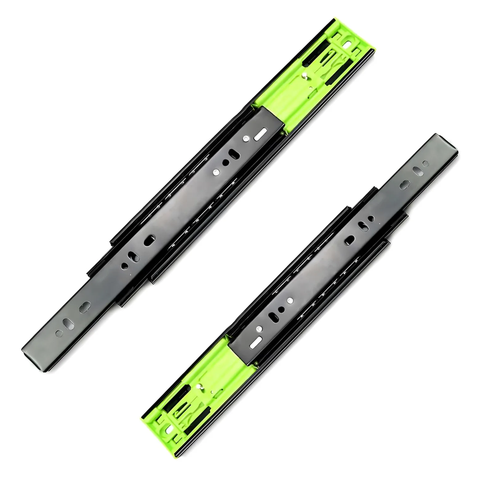 Guide per Cassetti con Apertura a Pressione, 250 300 350 400 450 500 550 mm Binari con Cuscinetti a Sfera a Estrazione Totale, Capacità 45 kg(18in/450mm)