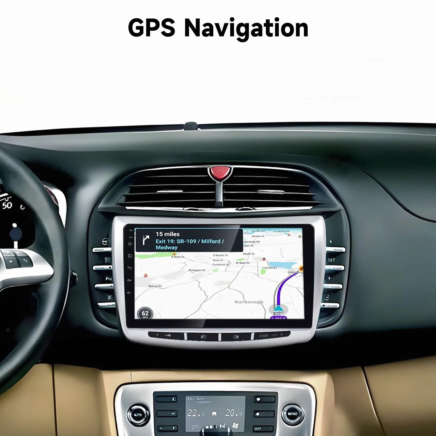 Lancia Delta [2008–2014] Autoradio CarPlay, Android Auto, 9 Pollici Touch GPS, Bluetooth, DSP, Wi-Fi, USB, Retrocamera, Playstore OCTACORE 4GB RAM 32GB ROM