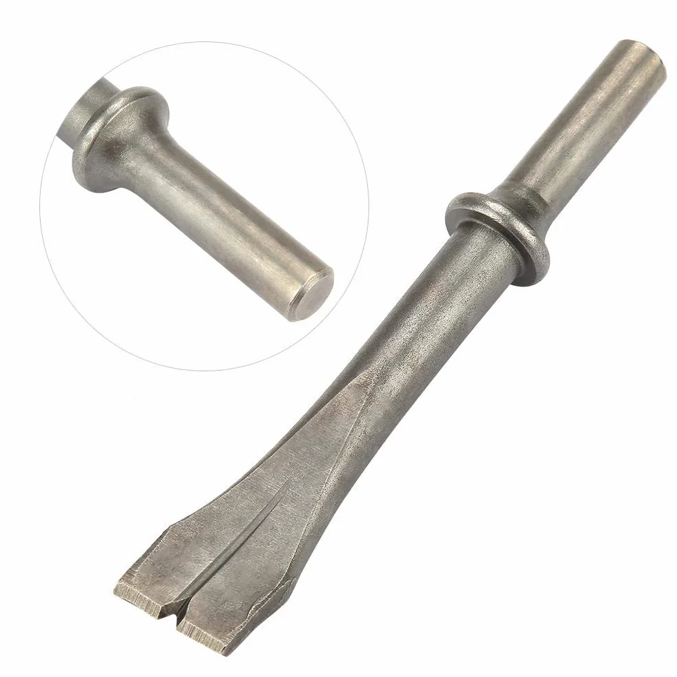 Scalpello martello pneumatico 5pcs 150/190/250 mm manico tondo 10mm