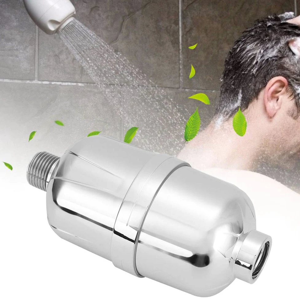 Cartuccia di ricambio per depuratore d'acqua ad alte prestazioni per bagno e doccia, G1/2", addolcitore d'acqua e rimozione del cloro per una pelle più sana