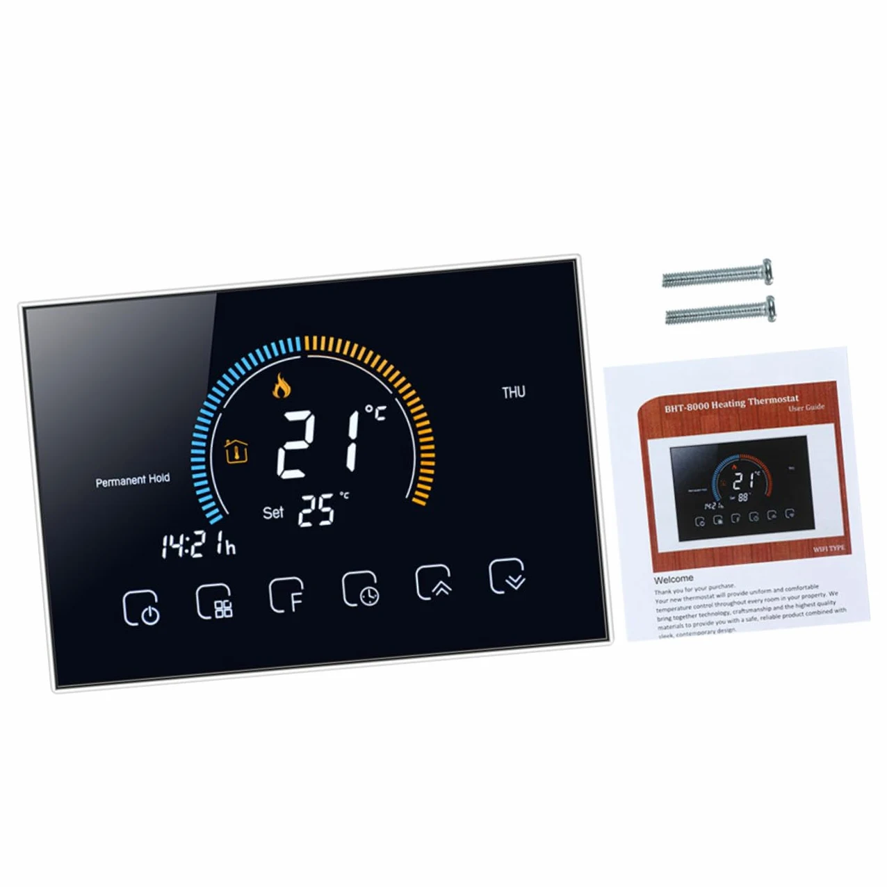 OSALADI Termostato Intelligente Con Design Moderno Per La Casa Regolatore Di Temperatura Intelligente