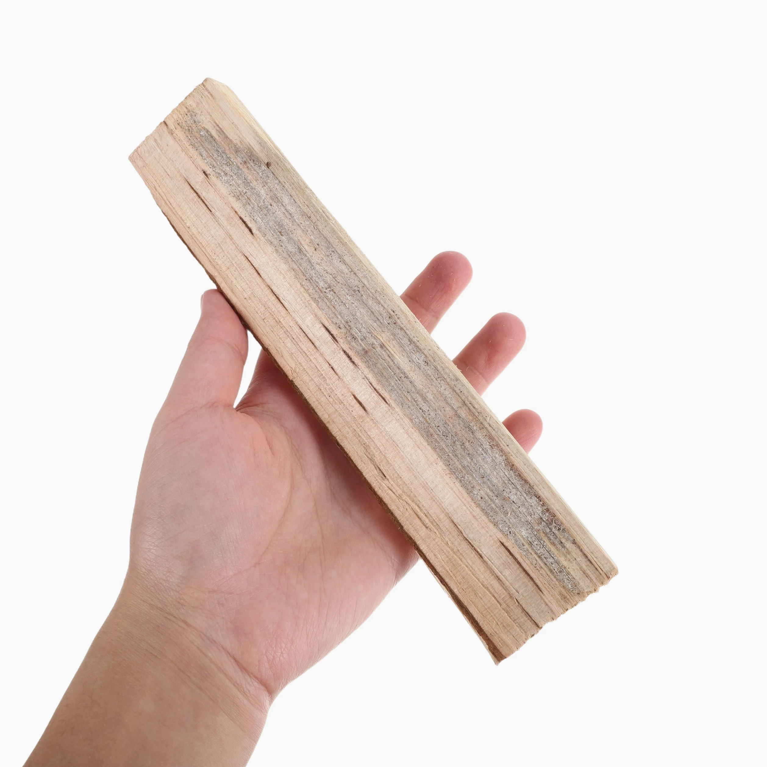 10 Pezzi di Legna da Ardere Secca per Caminetto Interno e Barbecue da Esterno, Legno a Bassa Emissione di Fumo per Uso Versatile e Pulito