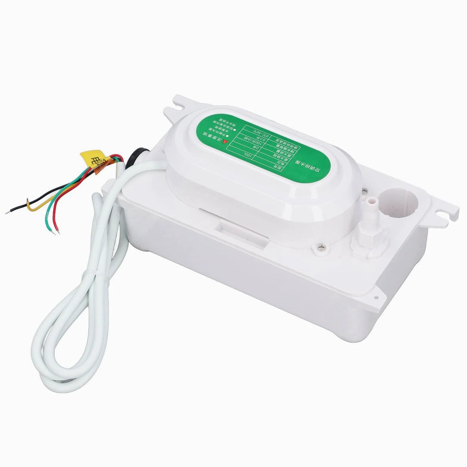 Yosoo Health Gear Pompa Automatica della Condensa per HVAC, Serbatoio Dell'acqua da 500 Ml con Indicatore di Livello, Ideale per Condizionatore e Deumidificatore, Flusso da 100 L/h