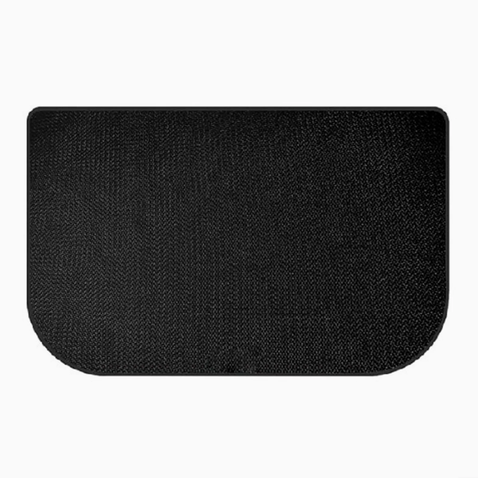 Tappeto per caminetto a semicerchio, in silicone, isolante ignifugo, per stufe, braciere e barbecue (152 x 70 cm)
